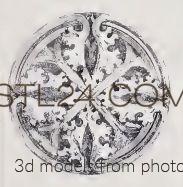 Розетки (ROSETTE_1997 -  | 3D model 3DSMAX / OBJ / STL) 3D модель для ЧПУ станка